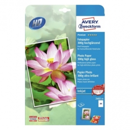 Суперглянцевая микропористая фотобумага  Avery Zweckform для струйной печати, A4, 260 г/м2, 30 листов