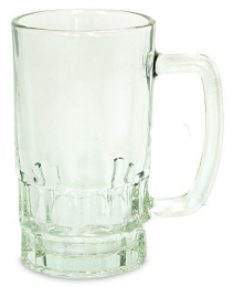 Пивний келих Beer Mug 16, скляний прозорий 